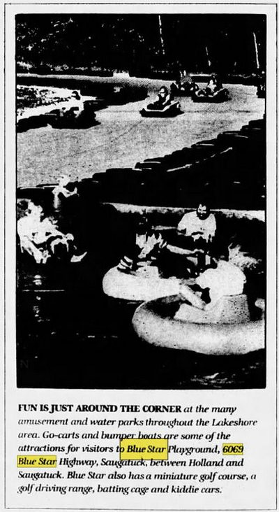 Blue Star Playland - June 6 1991 Article